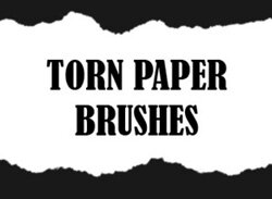 Paper Torn Brushes 