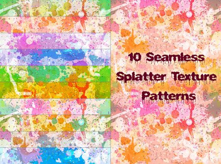 Photoshop Splatter Patterns