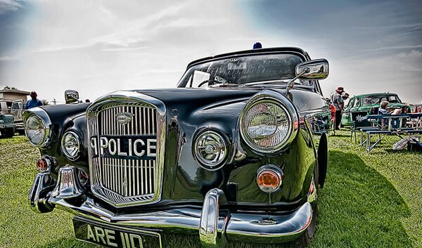 Classic Police Car HDR