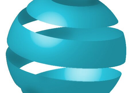Wrap a Ribbon Around a Sphere, Using 3D Revolve 