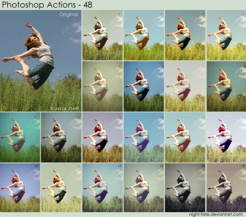500+ Free Professional Photoshop Actions