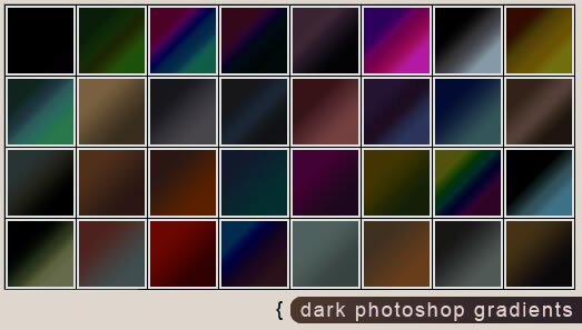 Dark Photoshop - 32 Gradients