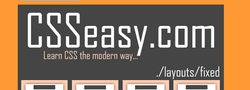 CSSeasy.com - screen shot.