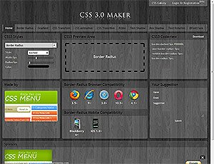 CSS 3.0 Maker screenshot