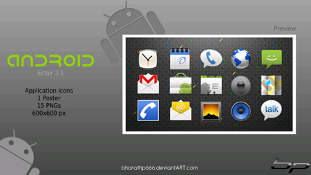 Android Application Icons Set
