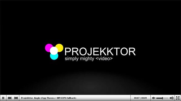 Projekktor: un jugador libre HTML5 webTV y video