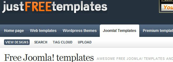 joomla template 10 Top 10 Free Joomla Template Download Websites