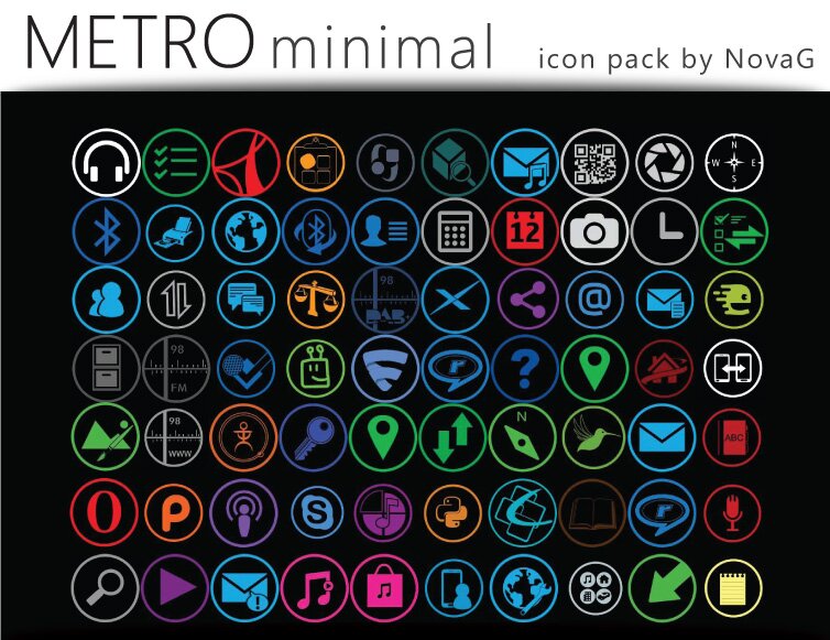 metro minimal icon pack by nova g d42u3rv