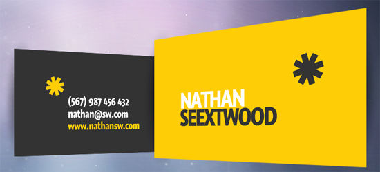 Seextwood business card