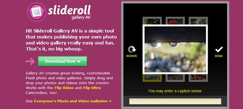 Slideroll Gallery AV 30+ Free Flash Photo Galleries and Tutorials