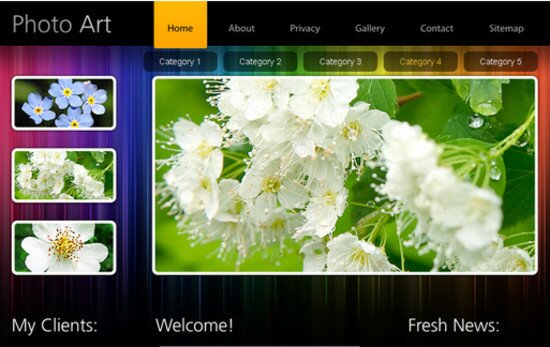 beautifulhtml25 30+ Fresh and Free HTML5 and CSS3 Templates