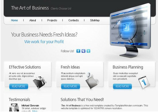 beautifulhtml28 30+ Fresh and Free HTML5 and CSS3 Templates