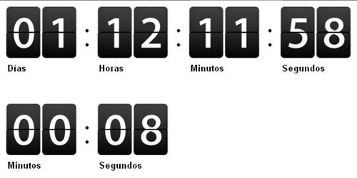 jQuery Count Down 3 36 Useful jQuery CountDown Plugins