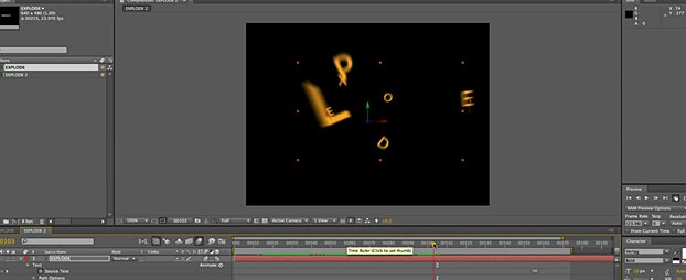 Animated type tutorial 2: text animators and an exploding word!