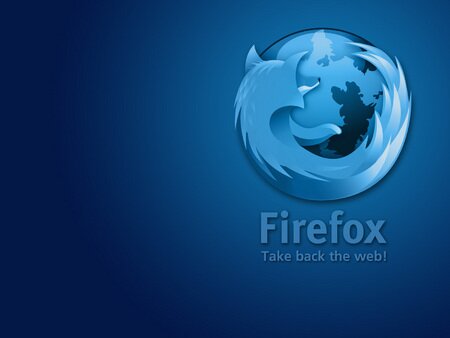Blue Firefox - spread firefox, take back the web