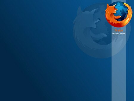 Firefox Take Back The Web - blue, firefox