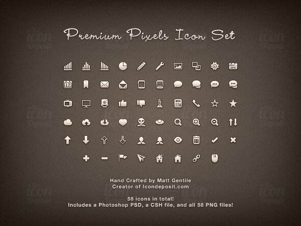 premium pixels Icon Set ID