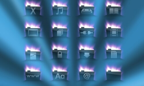 28 Aurora Folder Icons