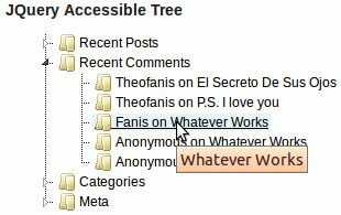 jquery accessible tree 8 Useful Wordpress Treeview Plugins