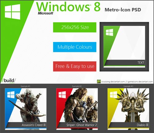 metro icons for windows 8   free psd by crussong