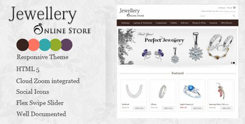 jewellery online store 12 Best Premium Fashion Opencart Templates