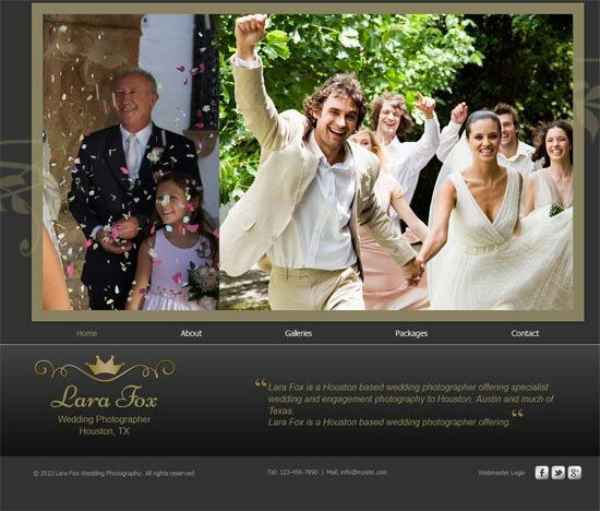 wedding photography html 16 Best Wedding Website Templates