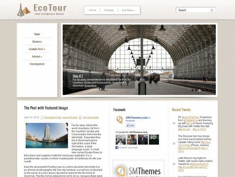 ecotour lrg 15 Free & PremiumTravel WordPress Themes