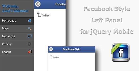 jquery facebook side menu 8 Useful jQuery Menu For Mobile