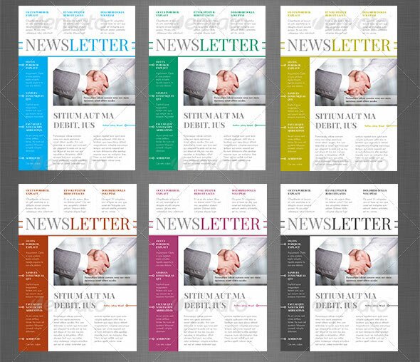 newsletter indesign 10 Best InDesign Newsletter Templates