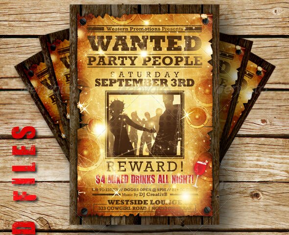 wanted flyer template 9 Free & Premium Wanted Poster Templates (PSD)