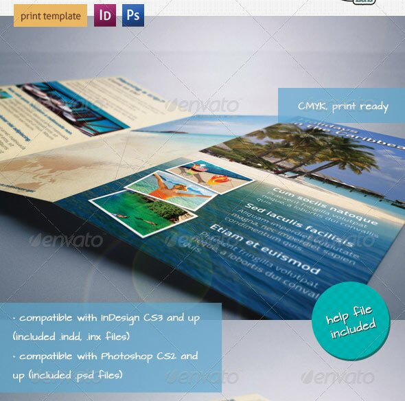 caribbean-holiday-travel-offer-tri-fold-brochure