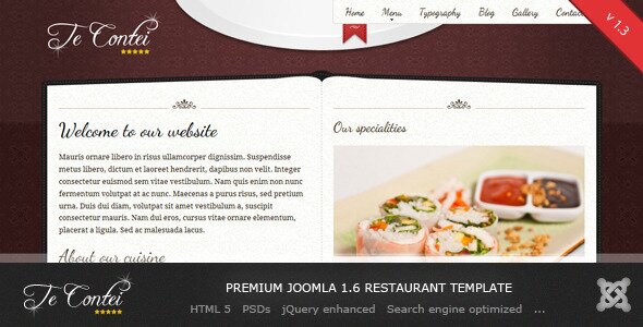 teContei-Joomla1.6-Restaurant