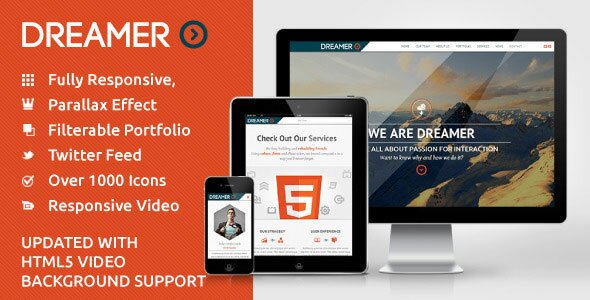 dreamer-responsive-one-page-parallax-template