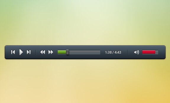 music player 23 Free Music Player PSD Templates