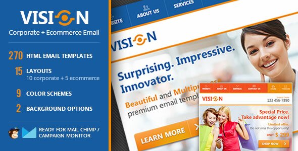 vision-ecommerce-email-template