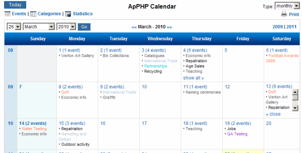 appPHP-calendar