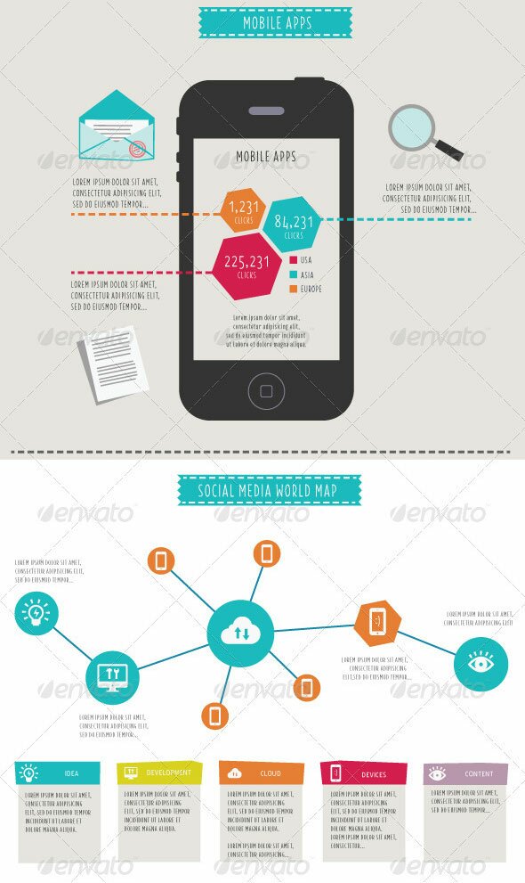 developing-mobile-apps-infogrphics-elements