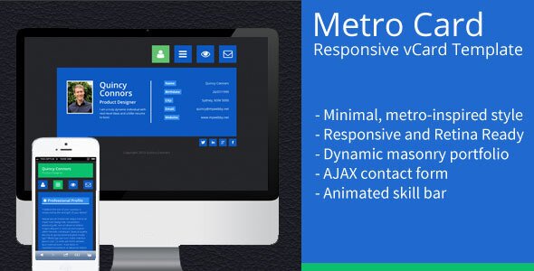 metro-card-minimal-responsive-vcard-template