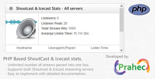 multiserver-shoutcast-icecast-stats