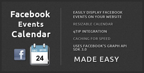 php-facebook-events-calendar