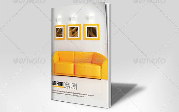 small interior design magazine 10 Beautiful Furniture Brochure Templates