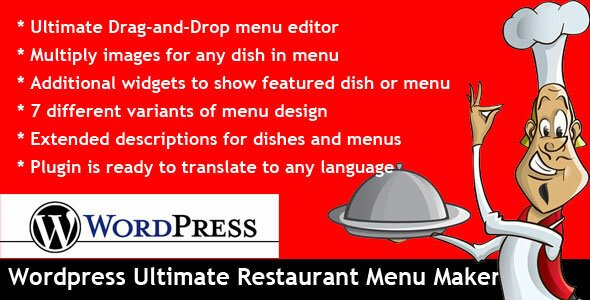 wordpress ultimate restaurant maker