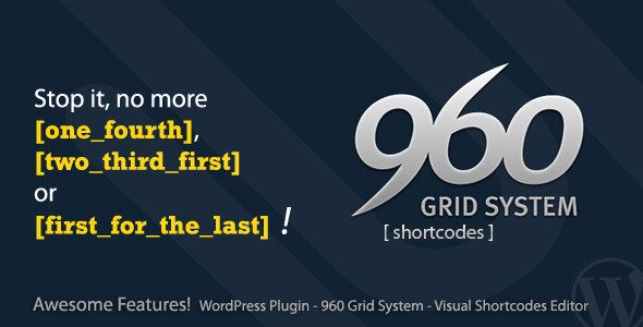 960 grid system shortcode
