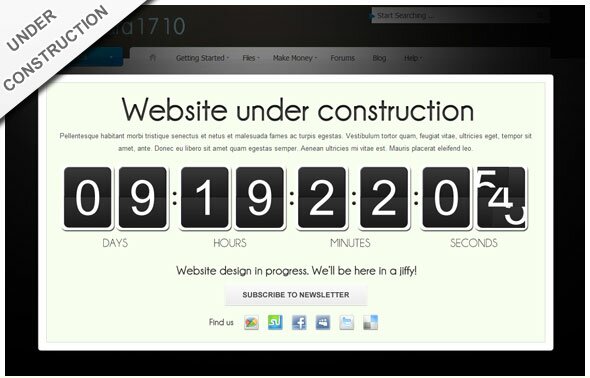 coming soon landing page 36 Useful jQuery CountDown Plugins