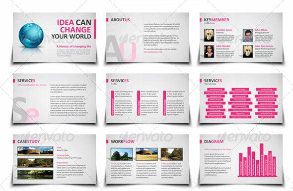 contemporary powerpoint template 20 Creative Business PowerPoint Presentation Templates