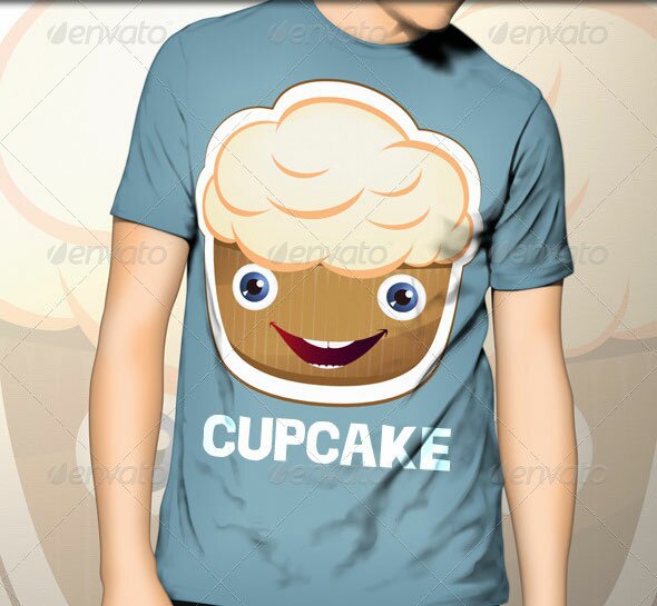 cupcake-t-shirt-template