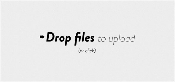 drop zone 19 Great jQuery Upload File Plugins