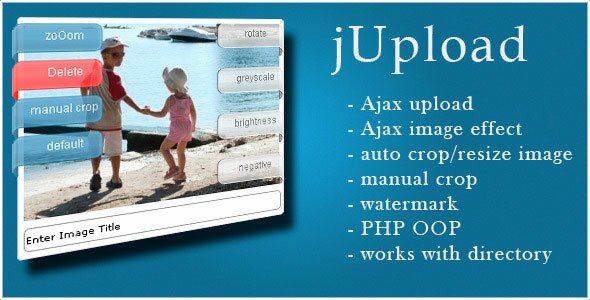 jupload php ajax upload manage image 33 Useful PHP File Upload Scripts