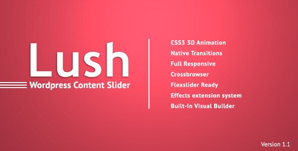 lush content slider wp 30 Useful WordPress Carousel Plugins