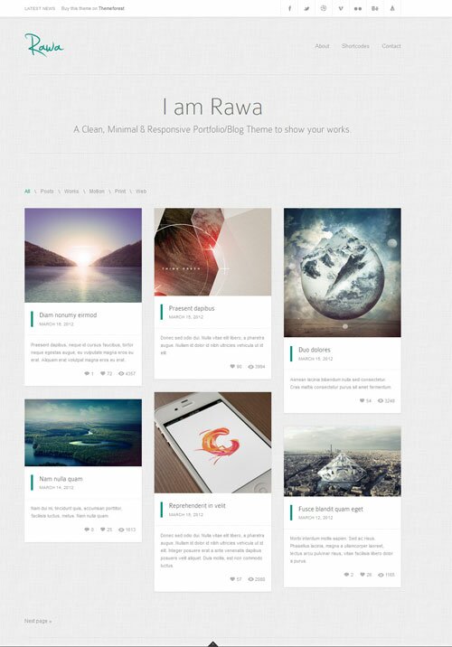 rawa-minimal-clean-responsive-wordpress-theme